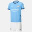 Kids Manchester City Home Kit 2024/2025 - White Blue